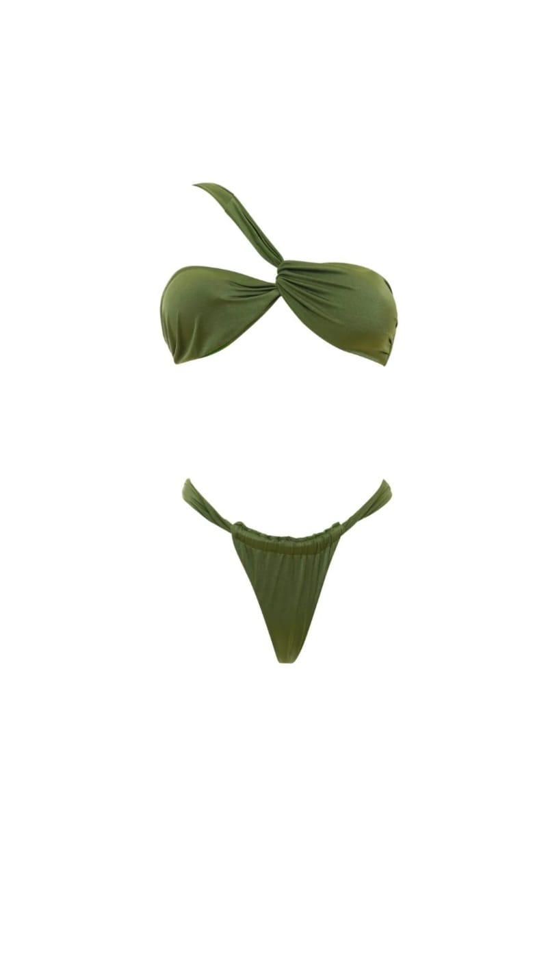 MATINÉE Matinèe bikini mila lycra lucida rosmarino