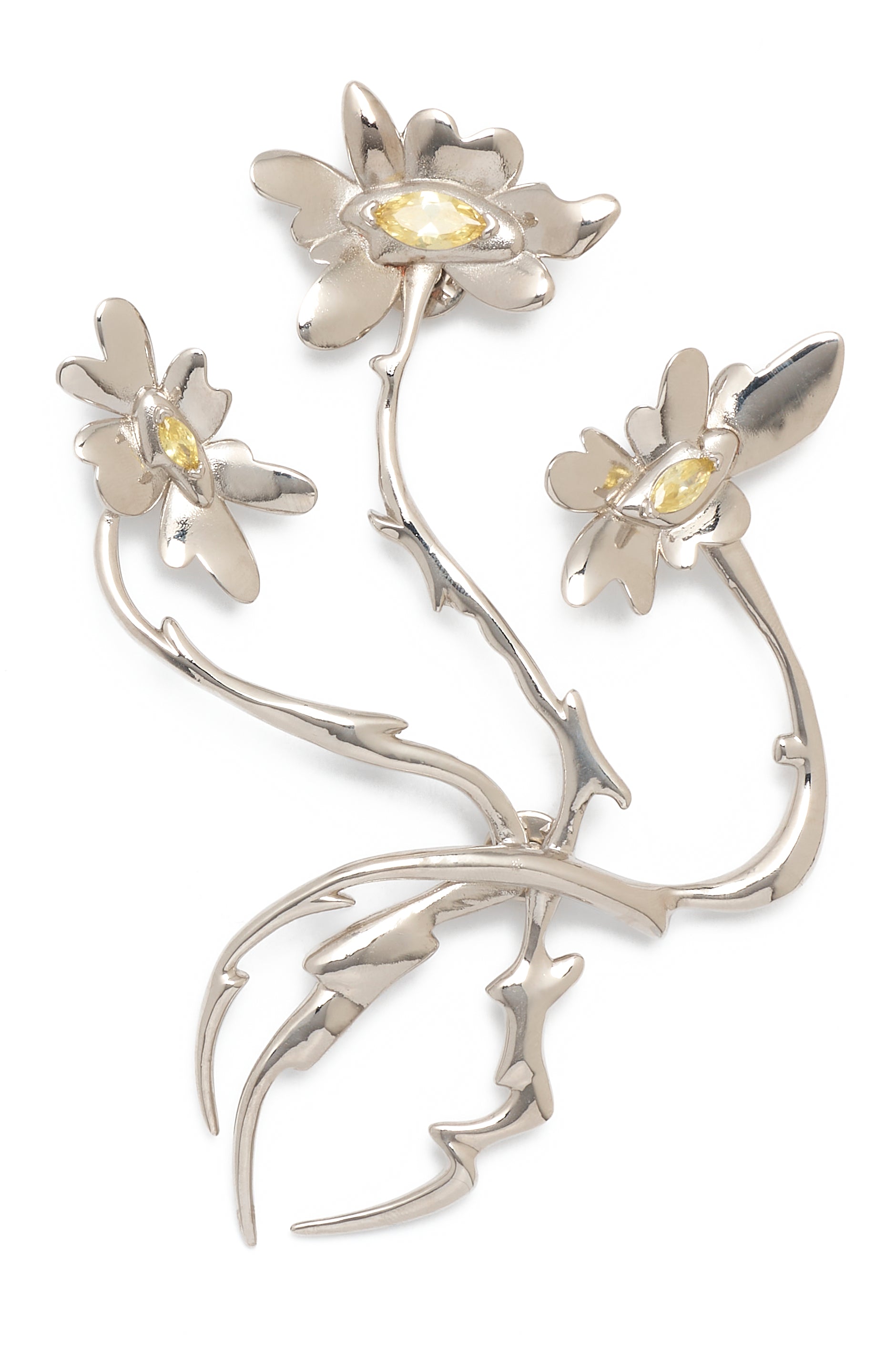 COLLINA STRADA LEMON DAISY BUNCH PIN