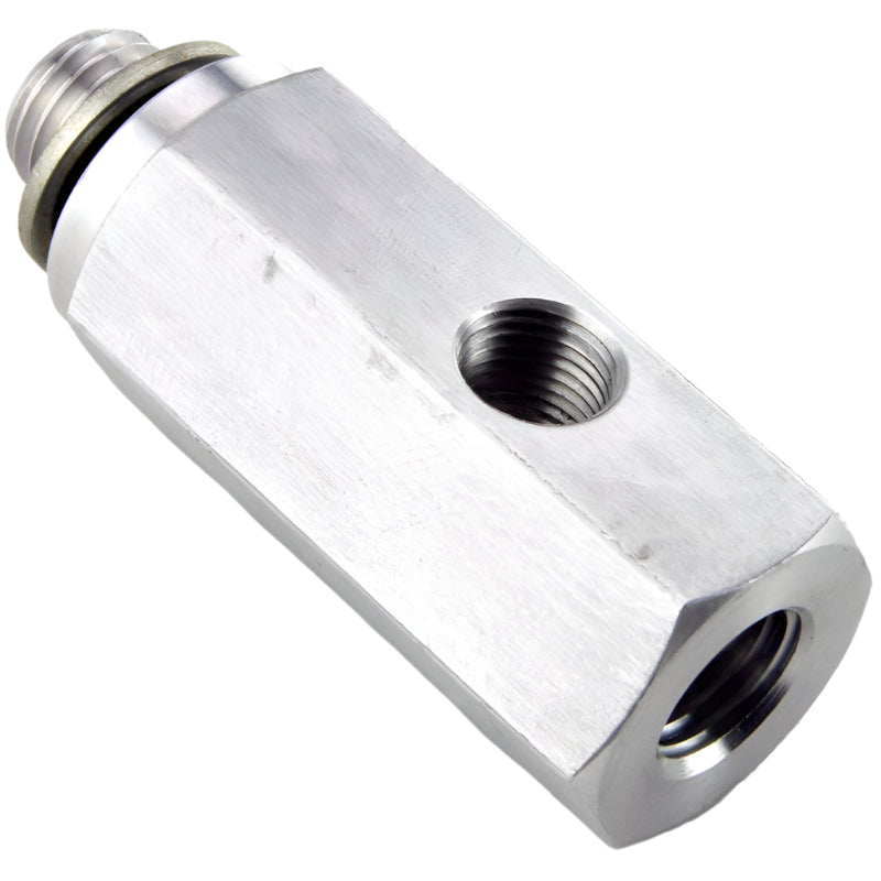 CBS Aluminium M12 x 1.5mm to 1/8" NPT 3 Way 'T' Adapter