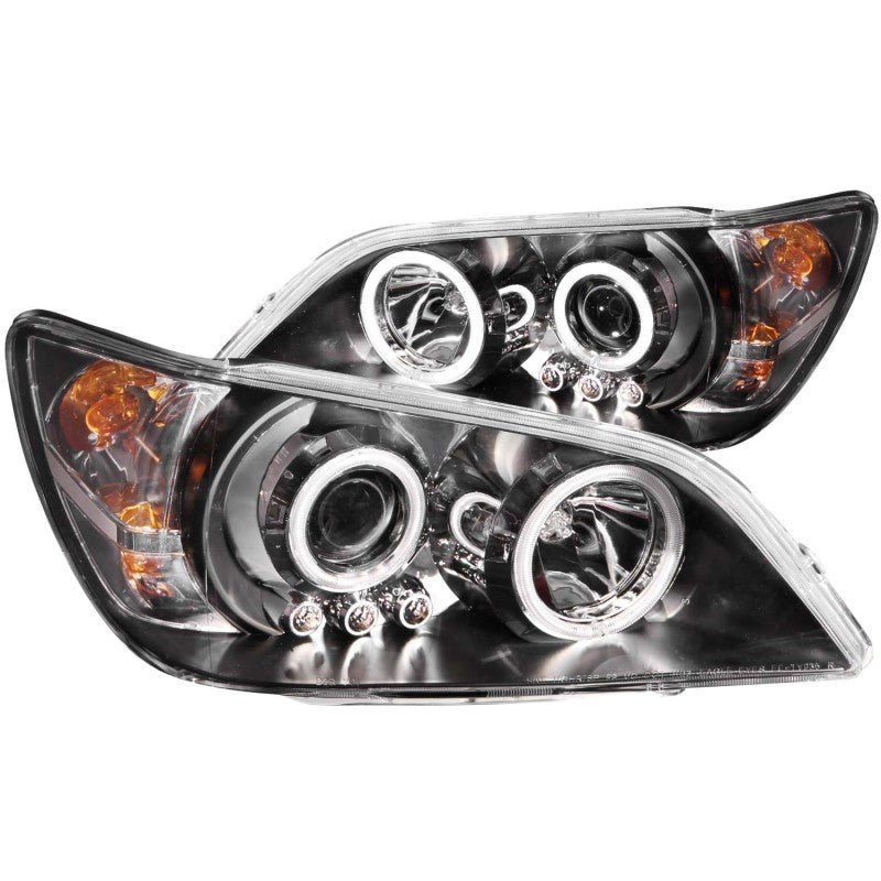 ANZO 2001 2005 Lexus Is300 Projector Headlights w/ Halo Black