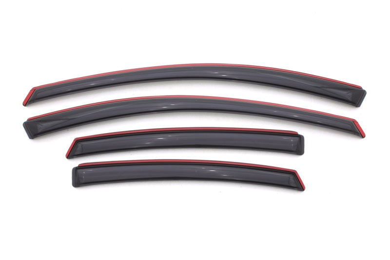 AVS 13 16 Dodge Dart Ventvisor In Channel Front & Rear Window Deflectors 4pc   Smoke