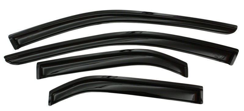 AVS 14 18 Mitsubishi Mirage Ventvisor Outside Mount Window Deflectors 4pc   Smoke
