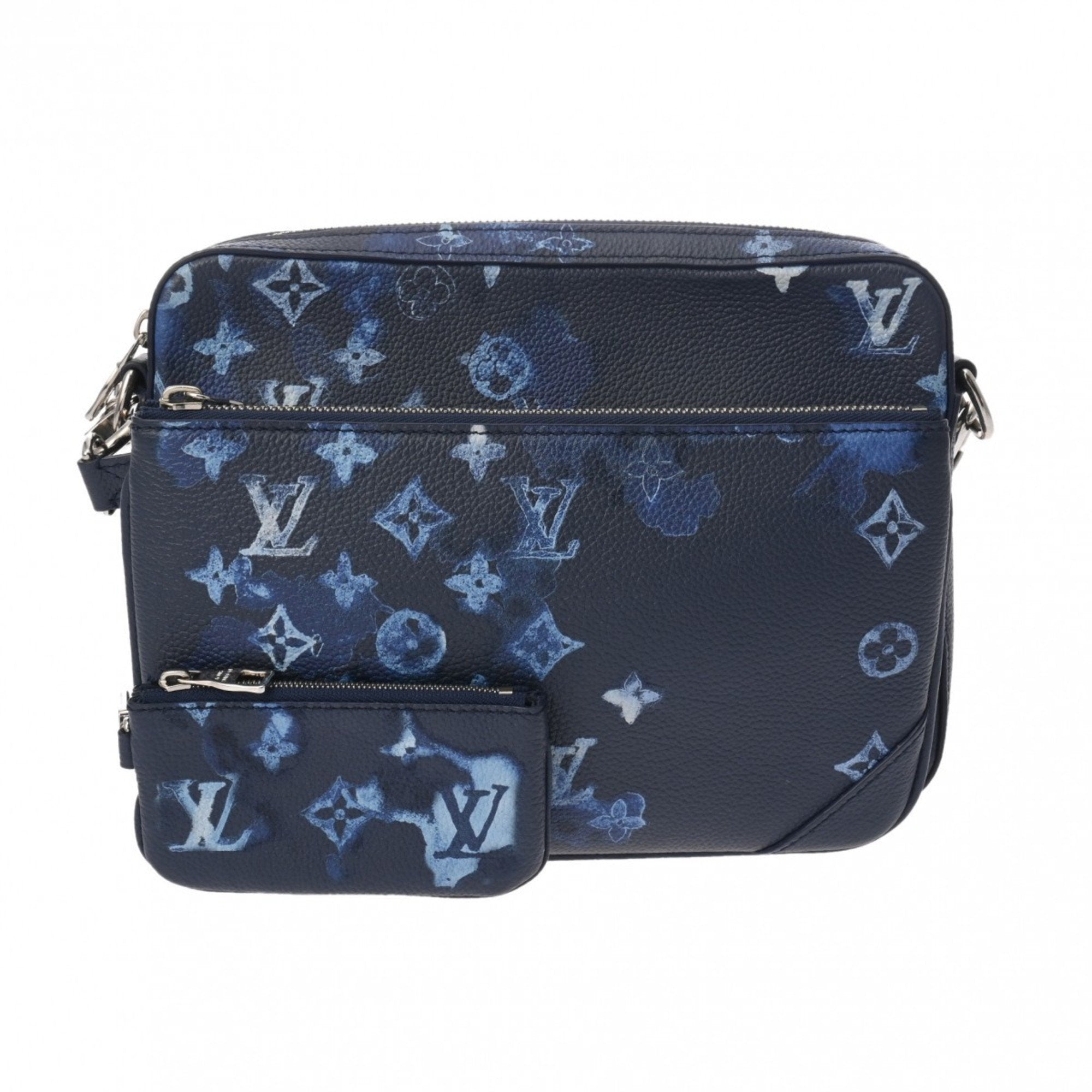 2275 Louis Vuitton blue Monogram Monogram Pouch Shoulder Bag (Pre Owned)