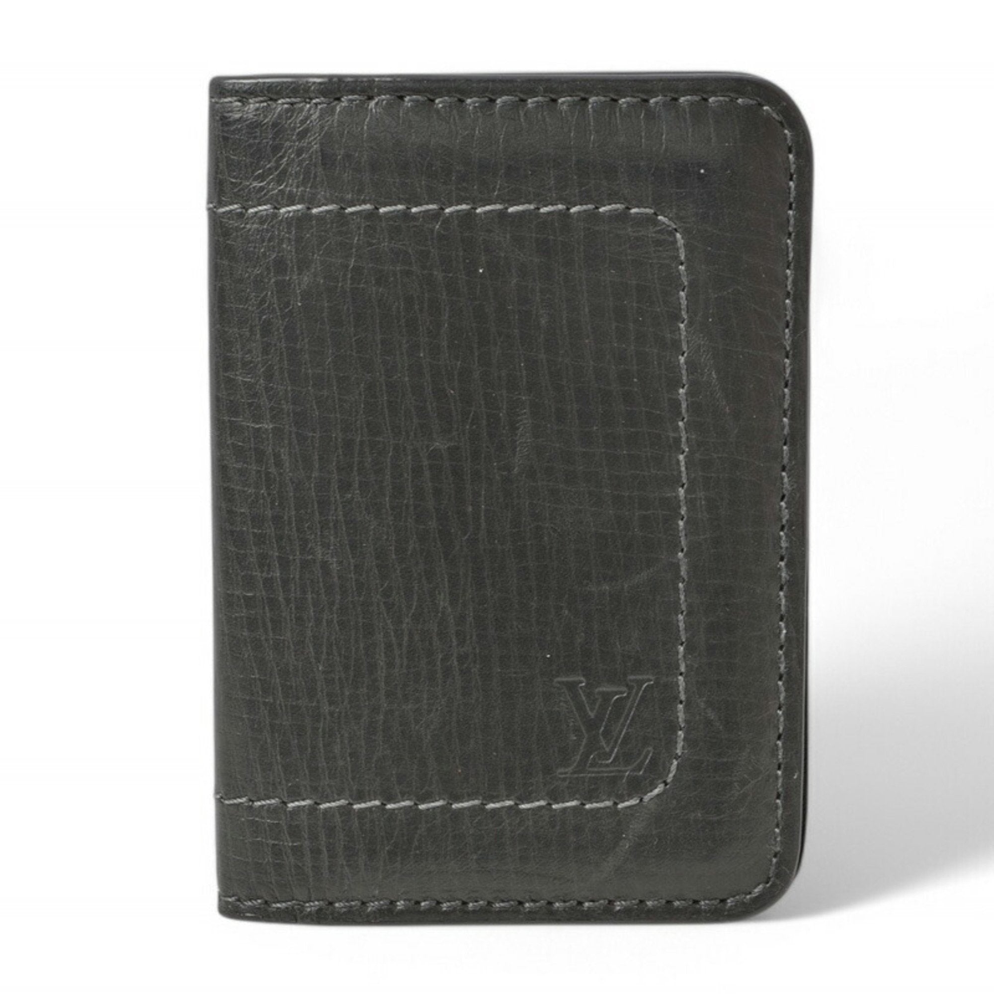 2275 Louis Vuitton Basalt Leather Card Case (Pre Owned)
