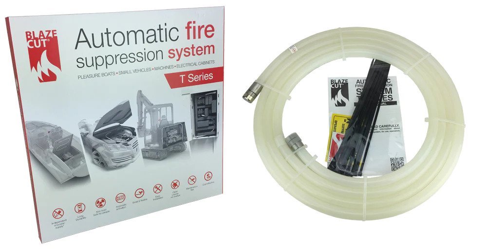 BlazeCut T400E Auto, RV, Boat   Automatic Fire System, 13'Tube