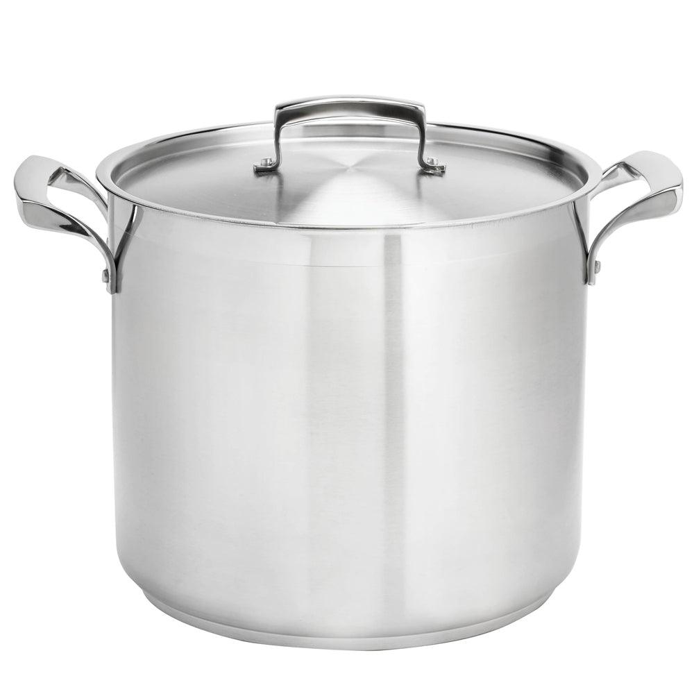Browne 60 Qt. Thermalloy Stainless Steel Deep Stock Pot   5723960