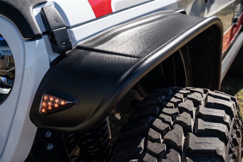 Bushwacker 2020 Jeep Gladiator Launch Edition Flat Style Flares 4pc   Black
