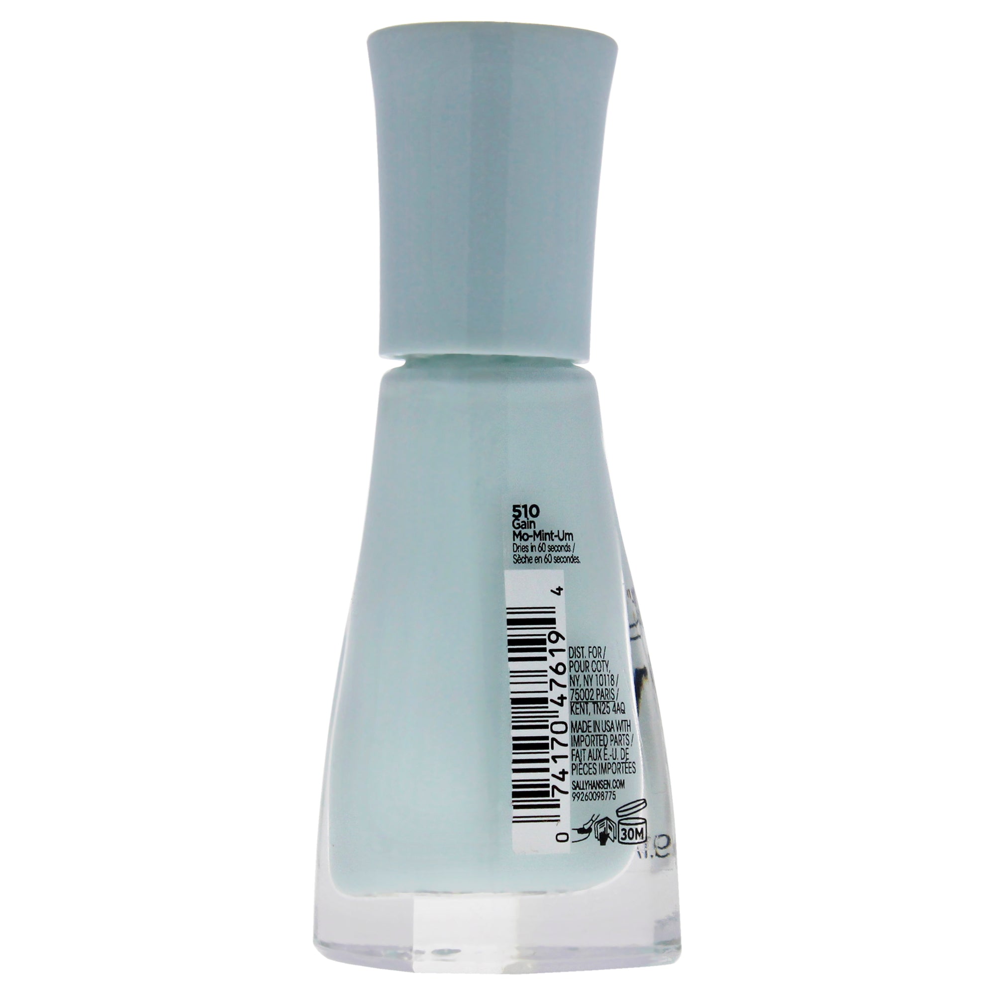 2281 Insta Dri Nail Color   510 Gain Mo Mint Um by Sally Hansen for Women   0.31 oz Nail Polish