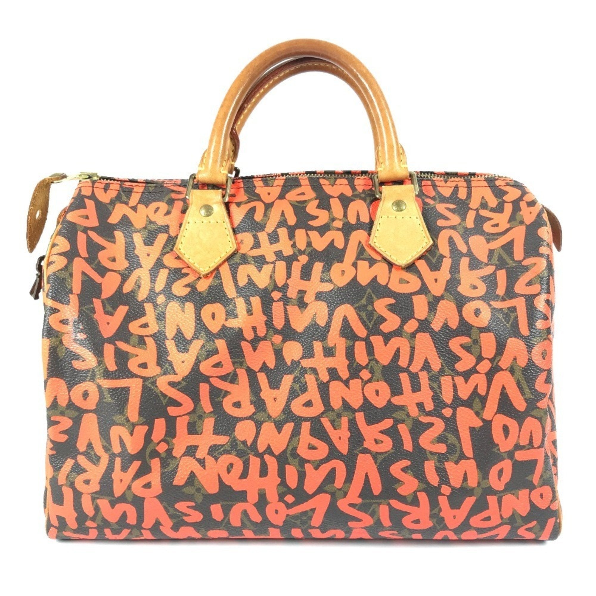 2275 Louis Vuitton Monogram Graffiti Lv  Monogram Graffiti Boston Bag Handbag (Pre Owned)