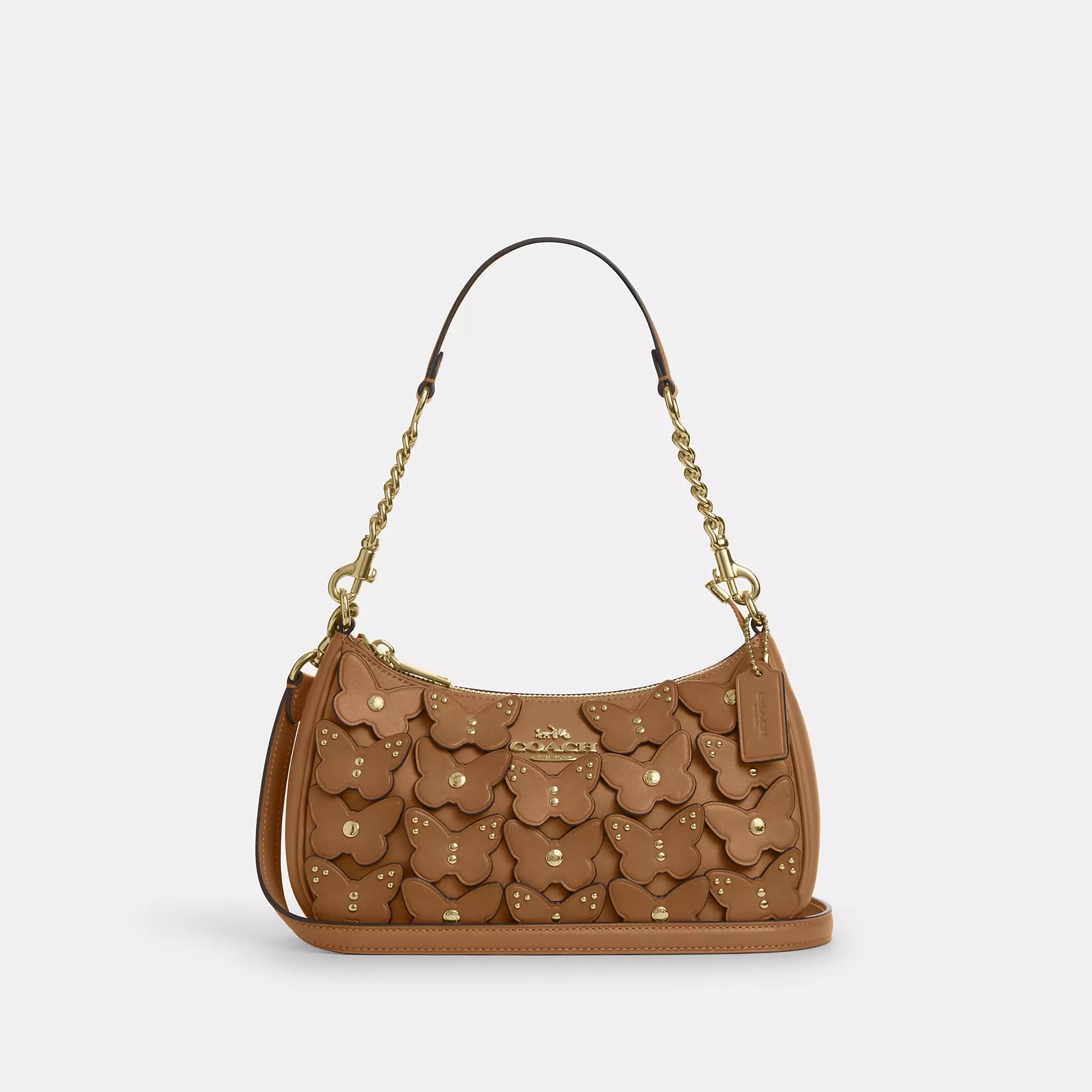 2037 Coach Outlet Teri Shoulder Bag With Butterfly Applique