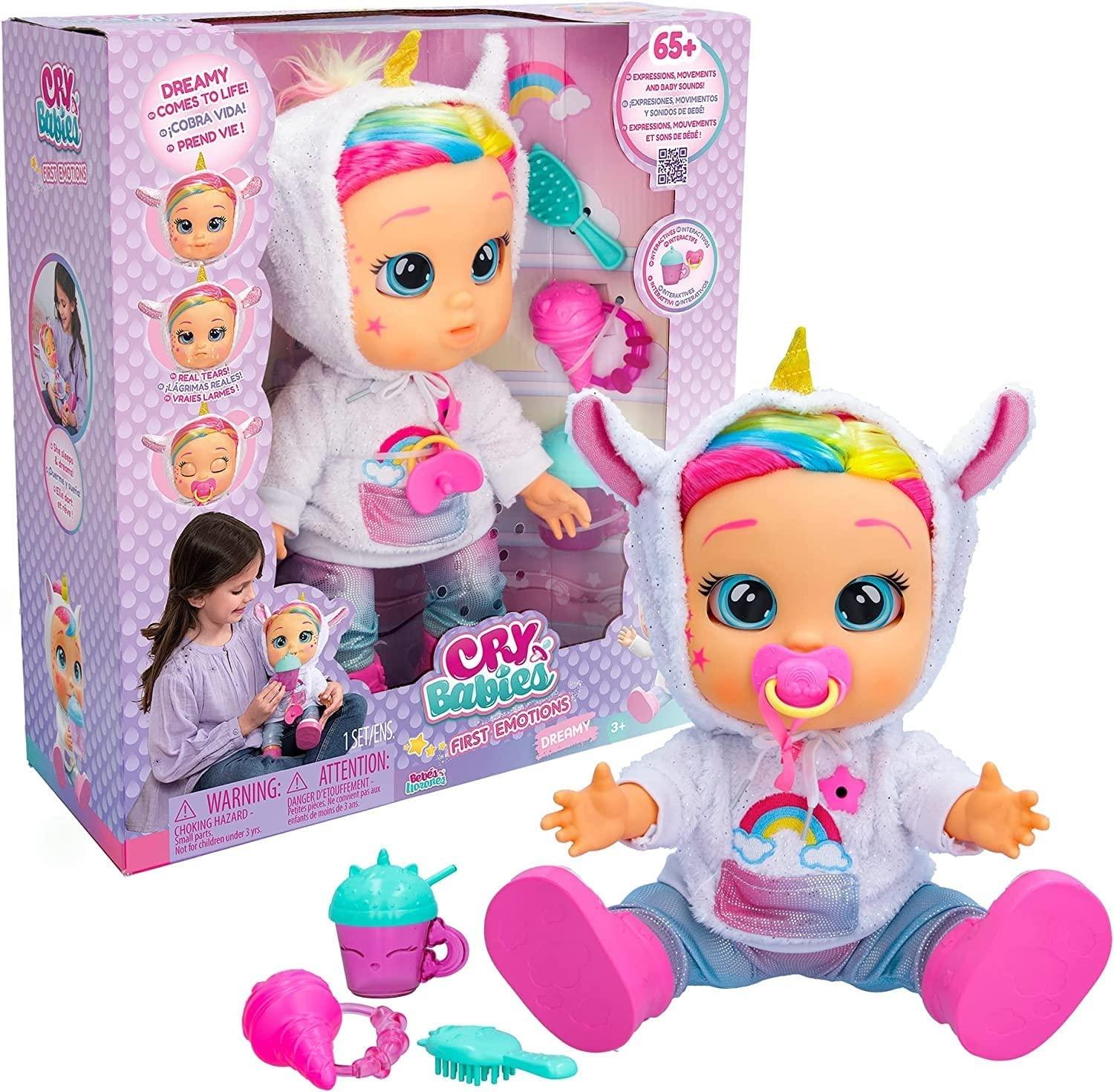 CRY BABY CRY BABIES First Emotions Dreamy Interactive Baby Doll