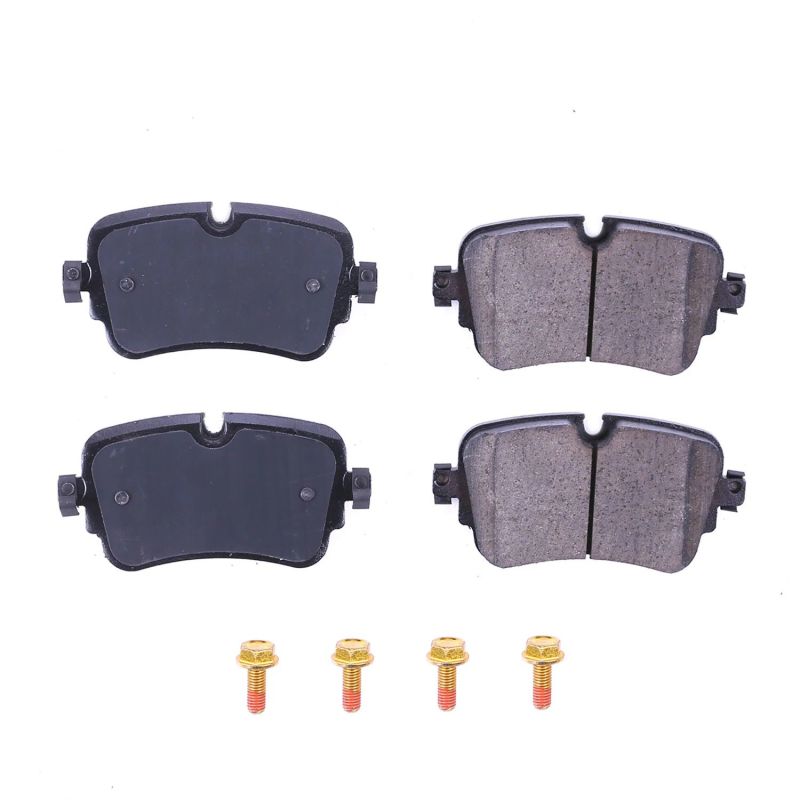 POWERSTOP Power Stop 17 19 Audi Q7 Rear Z17 Evolution Ceramic Brake Pads w/Hardware