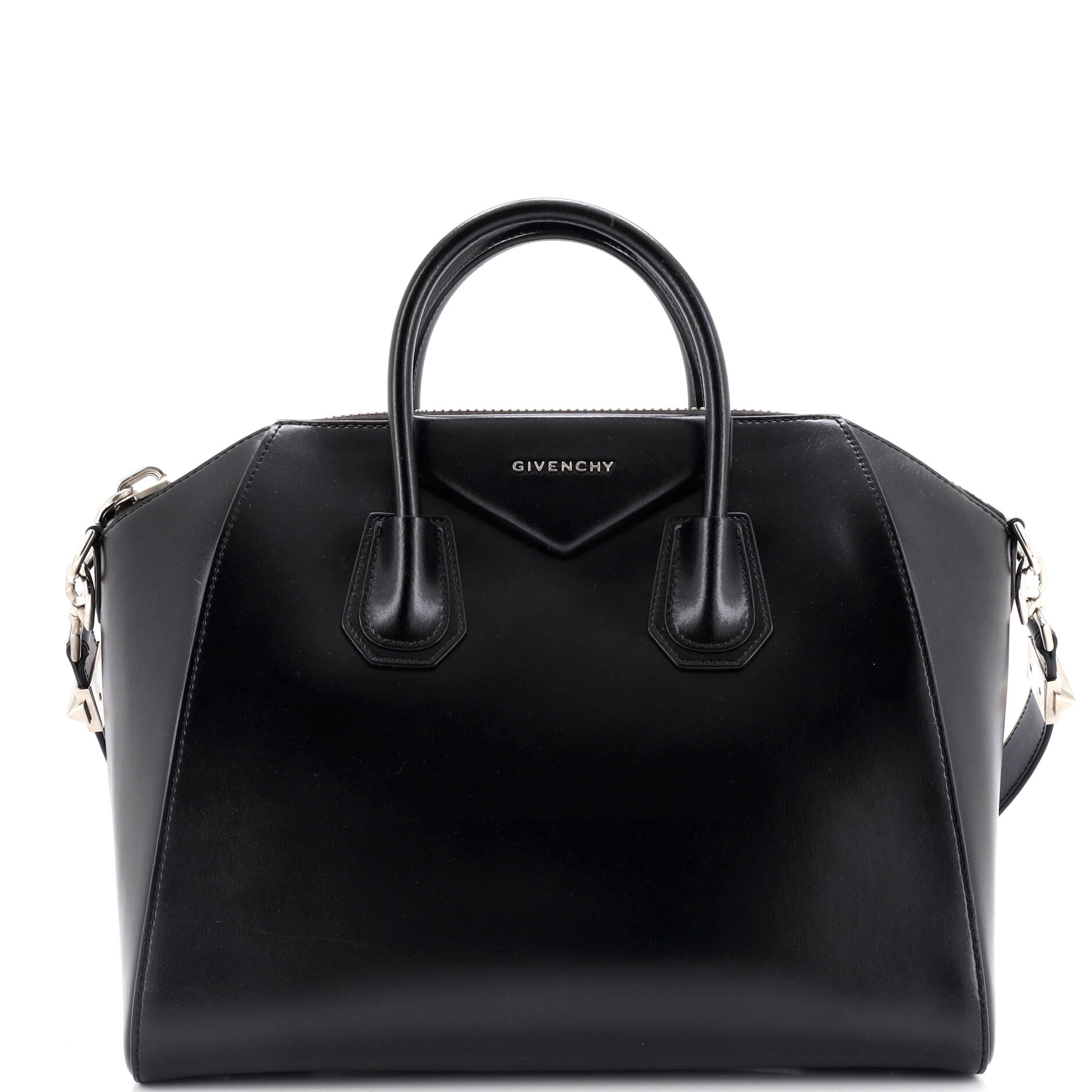 2860 Antigona Bag Glazed Leather Medium