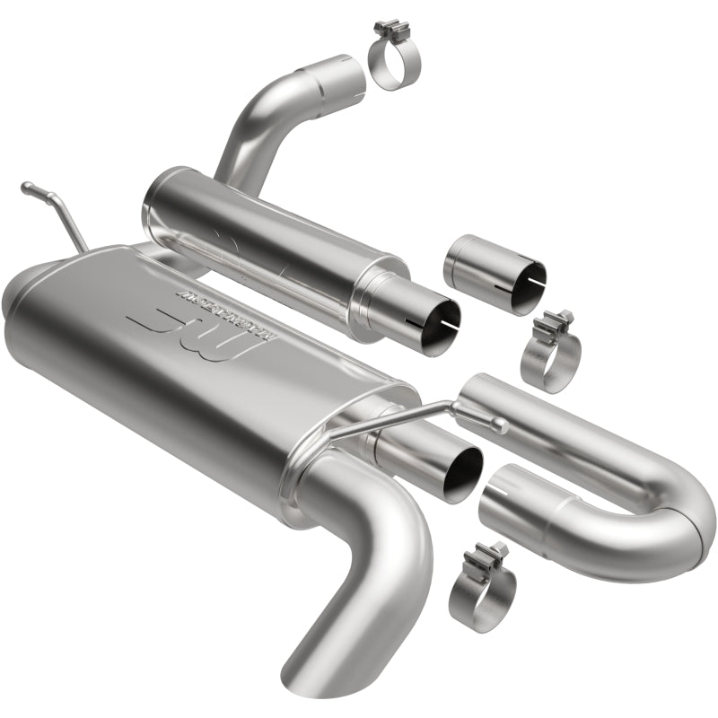 MagnaFlow 18 23 Jeep Wrangler JL 2.0L/3.6L Overland Series Axle Back Exhaust