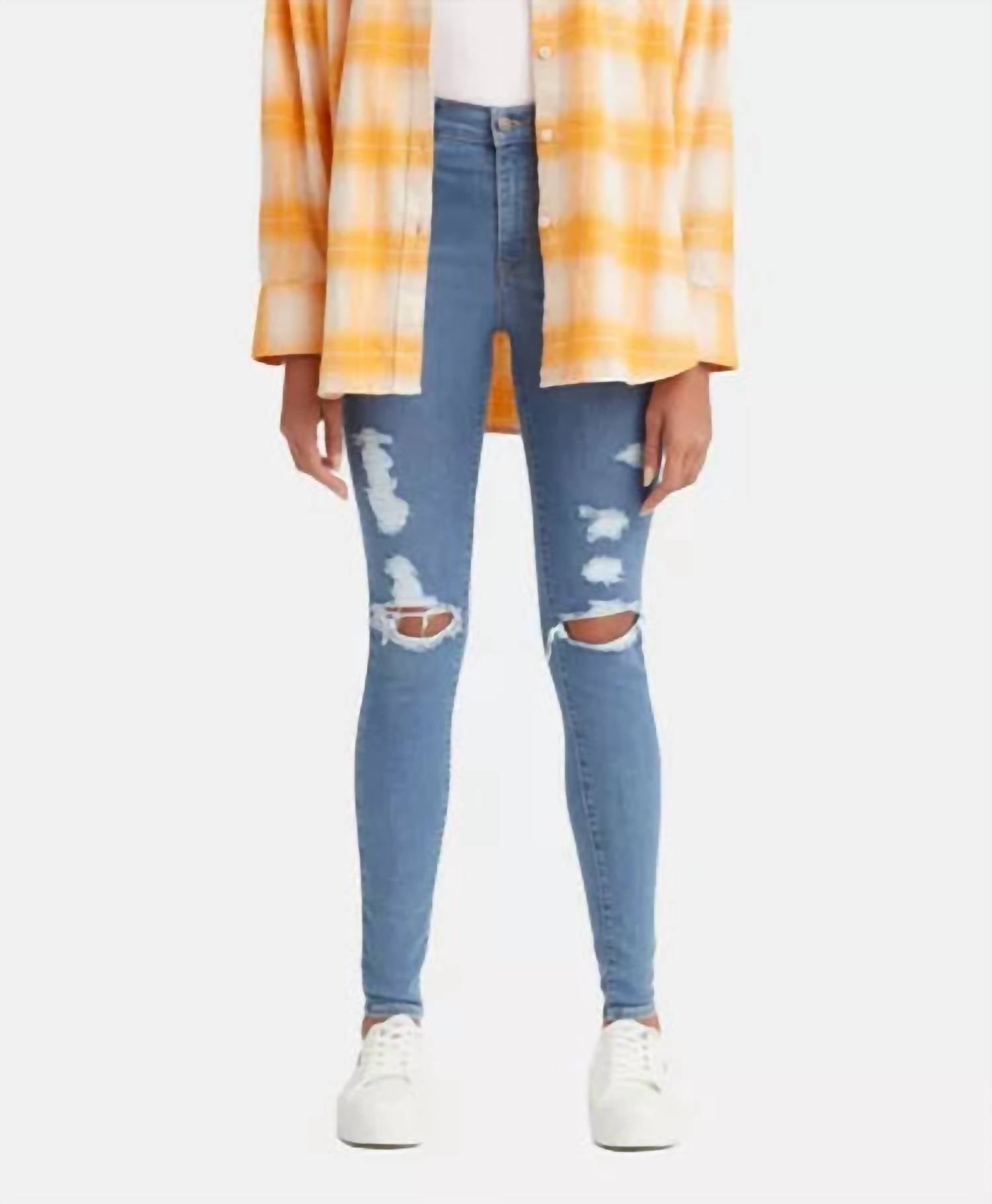 2244 720 High Rise Super Skinny Jeans In Blue