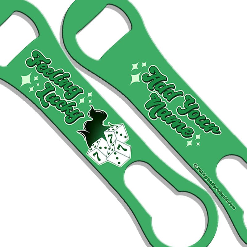 BARPRODUCTS "ADD YOUR NAME" V Rod® Bottle Opener – Feeling Lucky