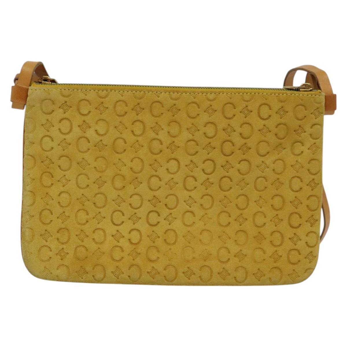 2275 Céline Macadam Suede Shoulder Bag (Pre Owned)