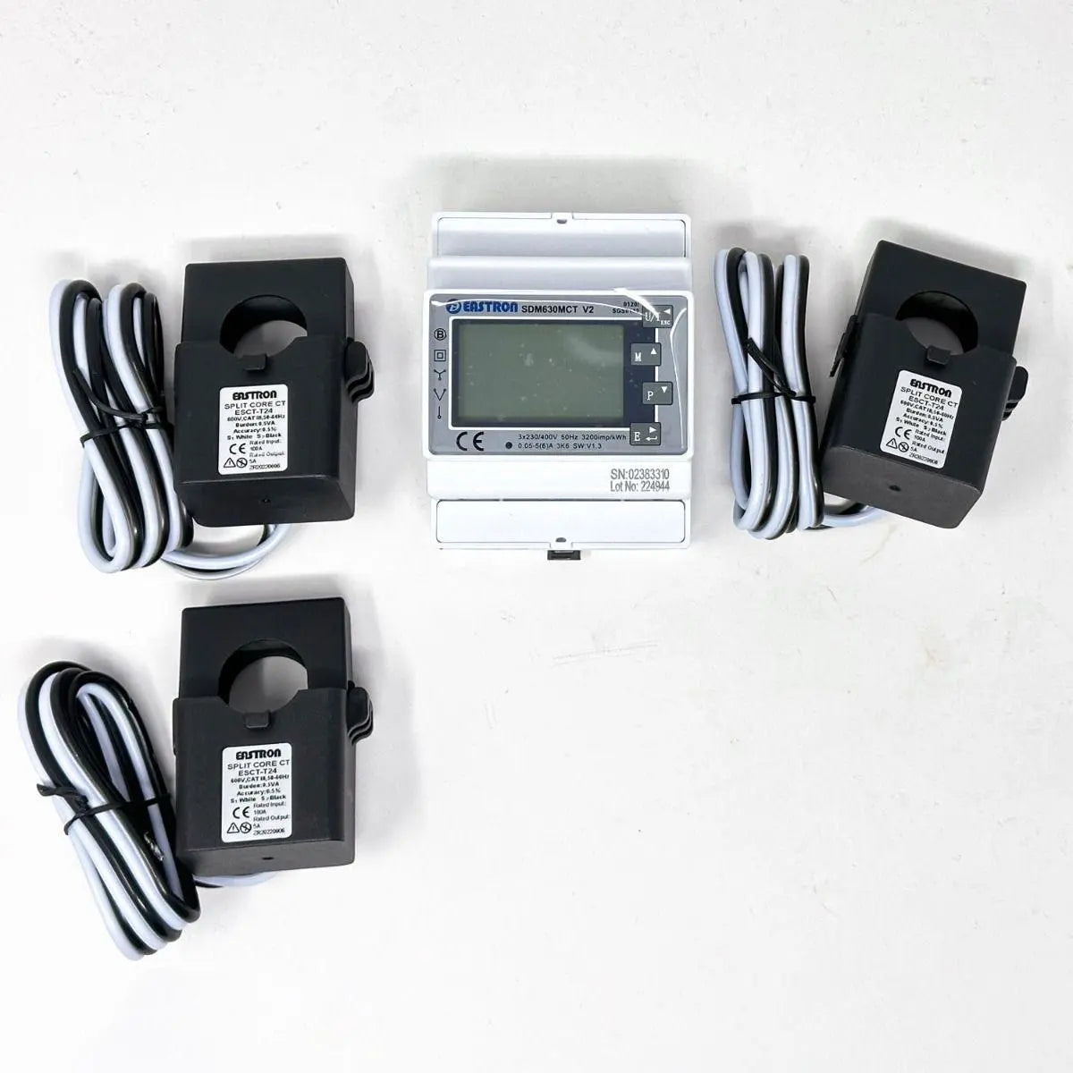 Eastron Energy Meter With Current Sensor (CT) Clamp Single And Three Phase SDM630MCT