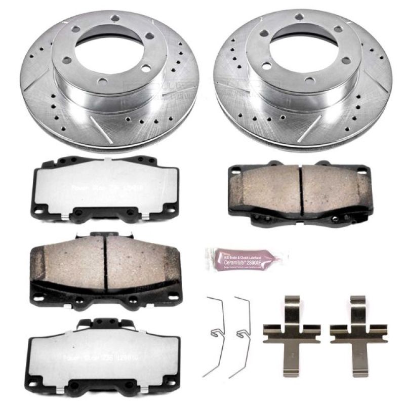 POWERSTOP Power Stop 95 02 Toyota 4Runner Front Z36 Truck & Tow Brake Kit