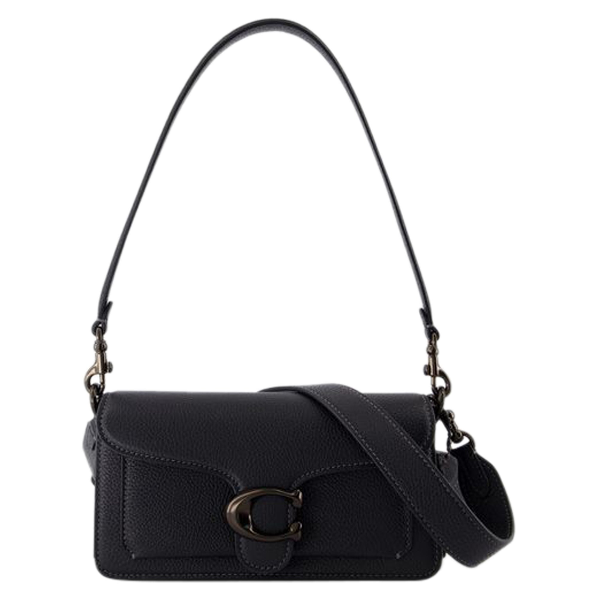 2604 Tabby 20 Shoulder Bag   Coach   Leather   Black