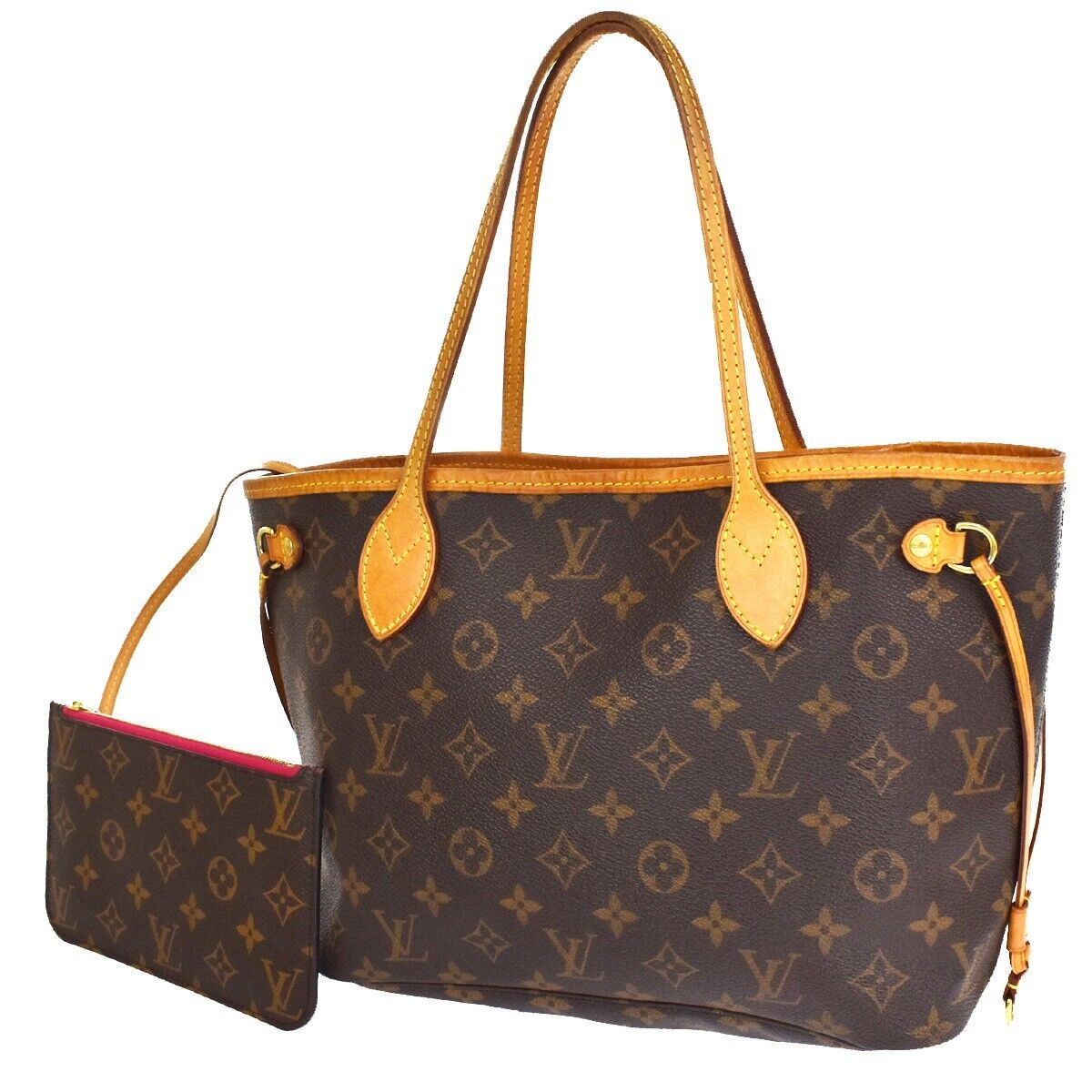 2275 Louis Vuitton Neverfull Pm  Canvas Shoulder Bag (Pre Owned)