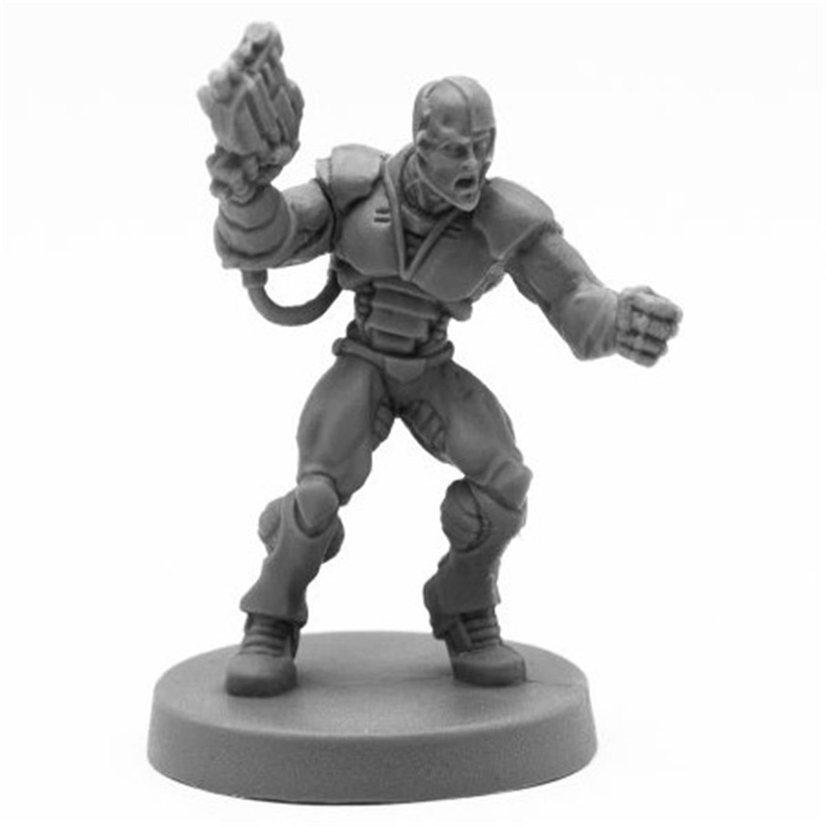 2297 Reaper Miniatures  Bones Keryx  Cyborg Assassin Miniatures  Black