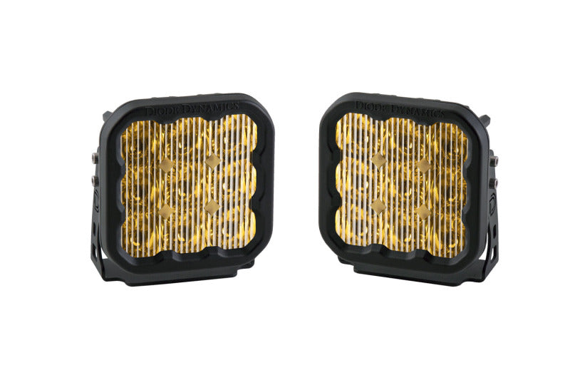 Diode Dynamics SS5 LED Pod Pro   Yellow Driving (Pair)