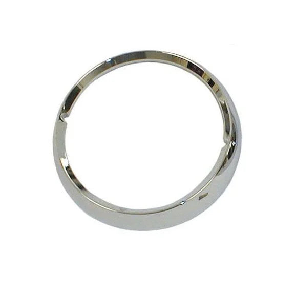 OMIX 12419.03 Chrome Headlamp Bezel for 72 86 Jeep CJ Series