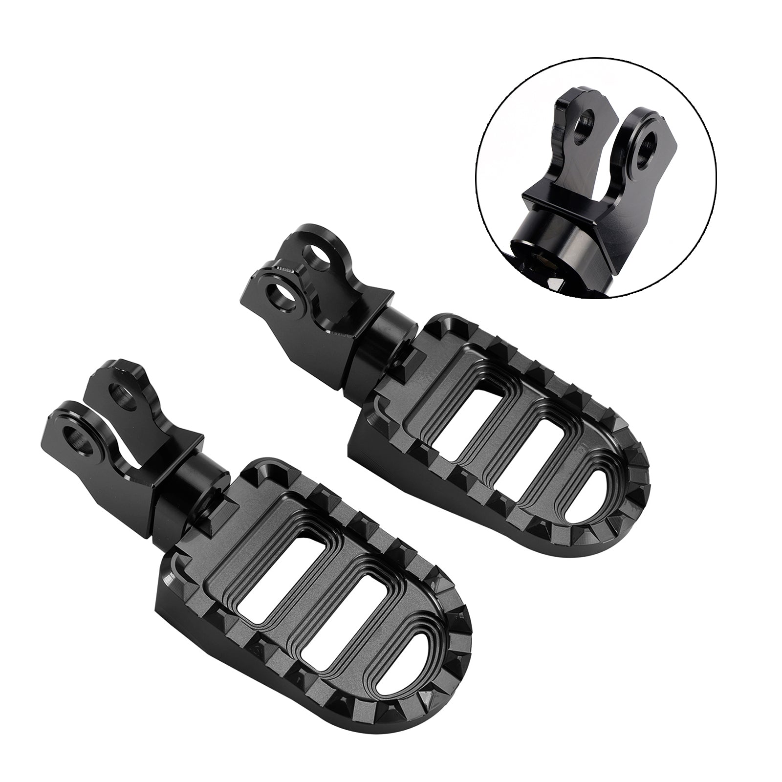 VIPIH Front Footrests Foot Pegs fit for HONDA CL250 CL300 CL500 Trail 125 2023 2024