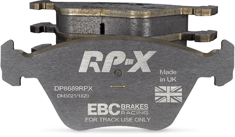 EBC Racing 13 15 Porsche 911 (991) (Cast Iron Rotor Only) 3.8L GT3 RP X Front Brake Pads