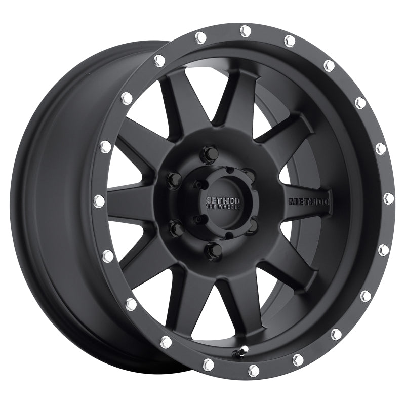 METHOD WHEELS Method MR301 The Standard 16x7 0mm Offset 6x5.5 108mm CB Matte Black Wheel