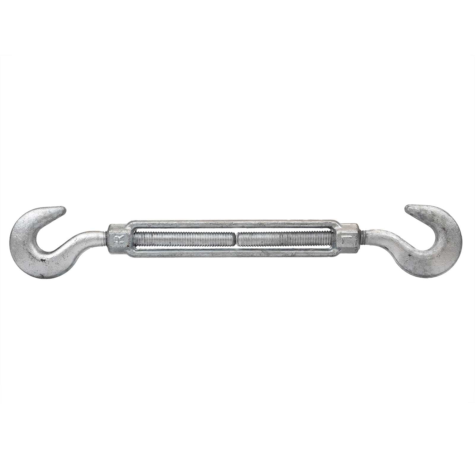 US CARGO CONTROL 1" x 24" Hook & Hook Galvanized Turnbuckle