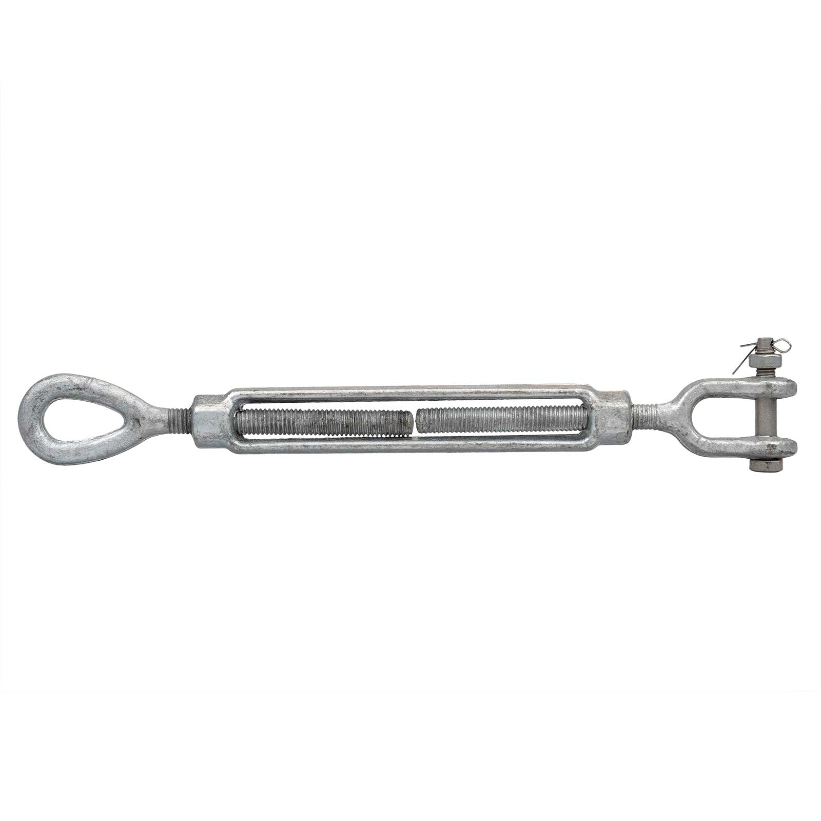 US CARGO CONTROL 7/8" x 18" Jaw & Eye Galvanized Turnbuckle