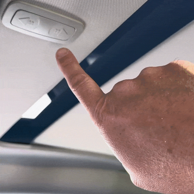EVBASE PREMIUM EV&TESLA ACCESSORIES Model Y Electric Glass Roof Sunshade Retractable Sun Shade Integrated Automatic Shades for Tesla