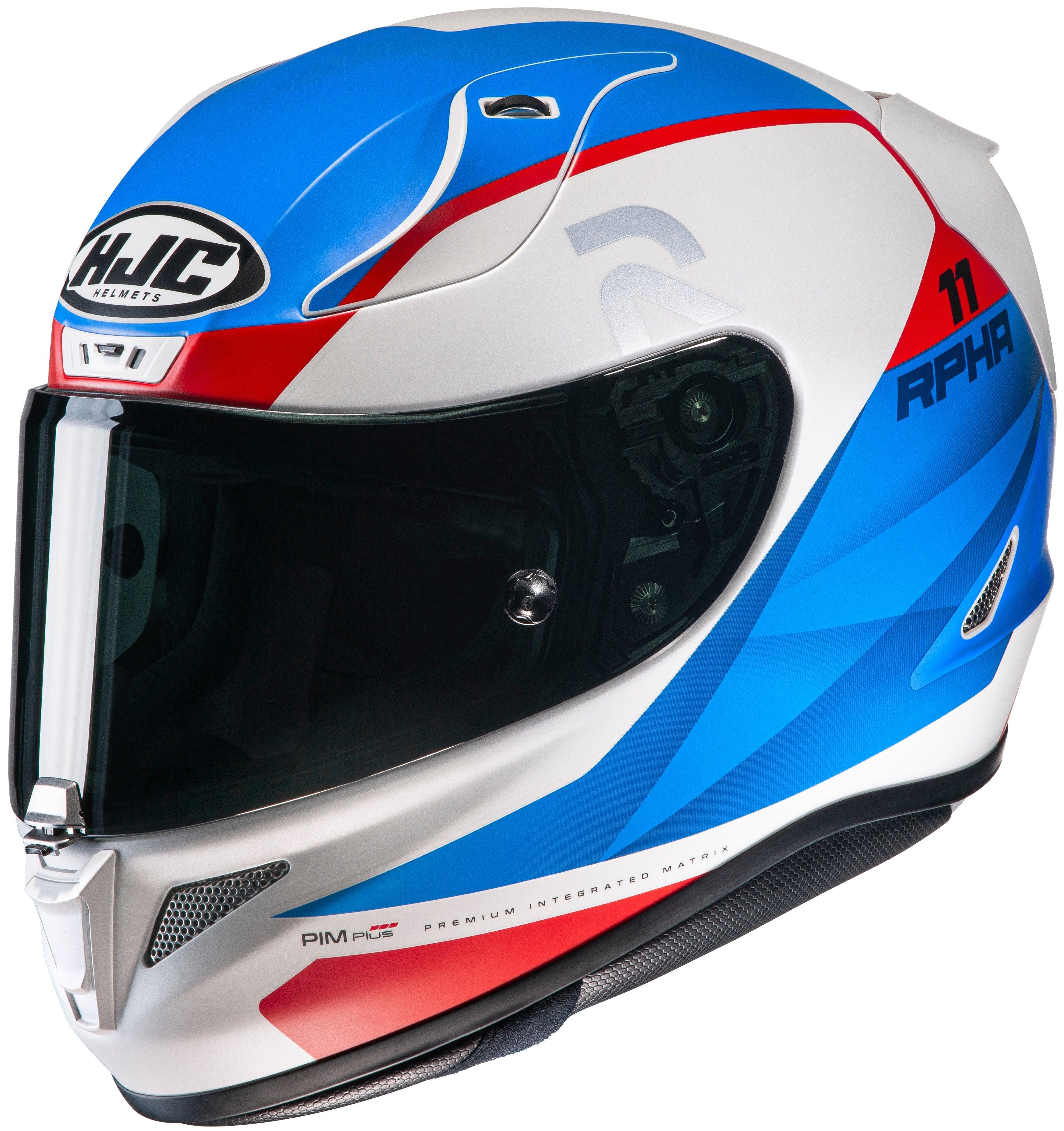 HJC RPHA 11 Pro Texen Helmet   MC 21SF White/Blue/Red