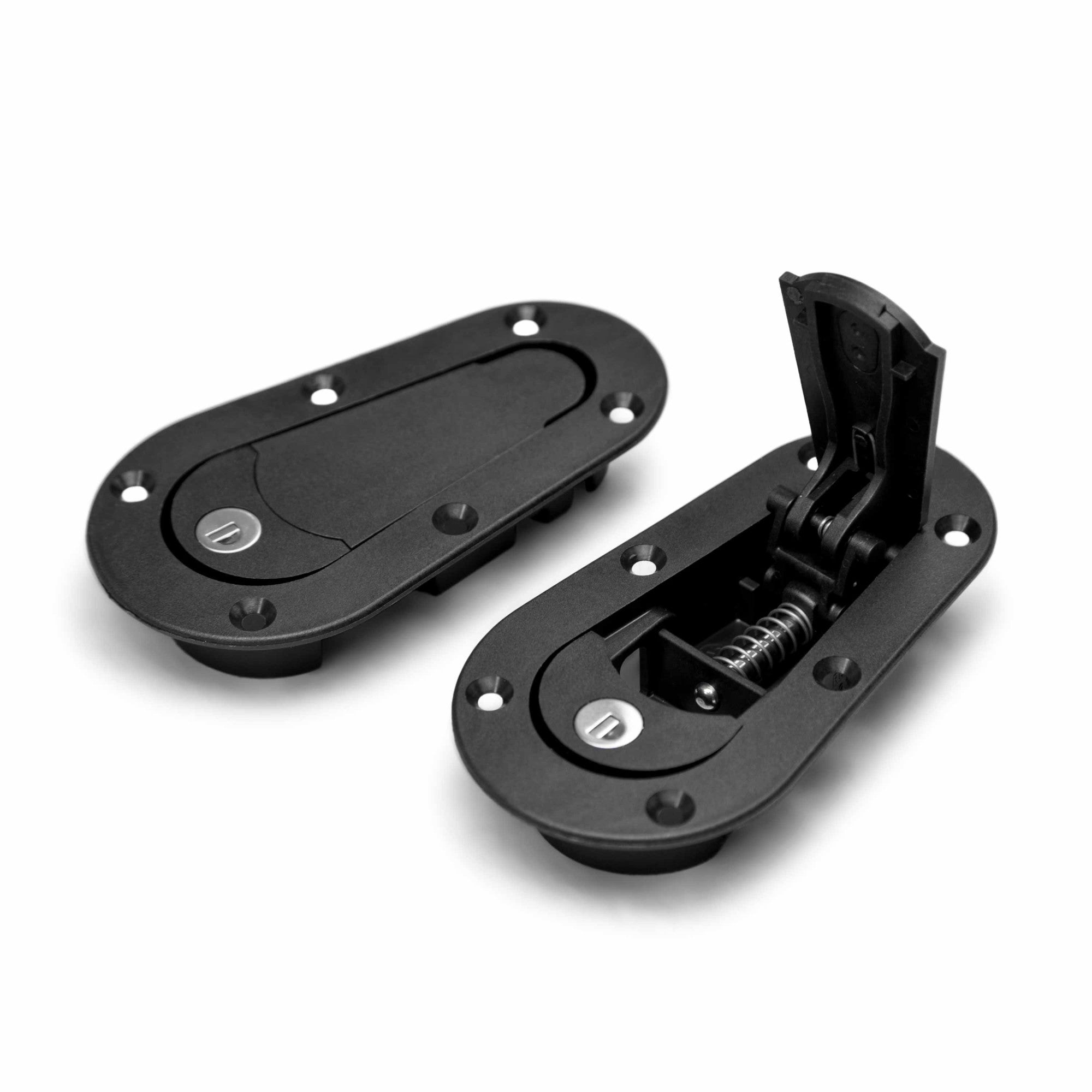 SEIBON CARBON AeroCatch Plus Flush Hood Latch And Pin Kit   With Lock