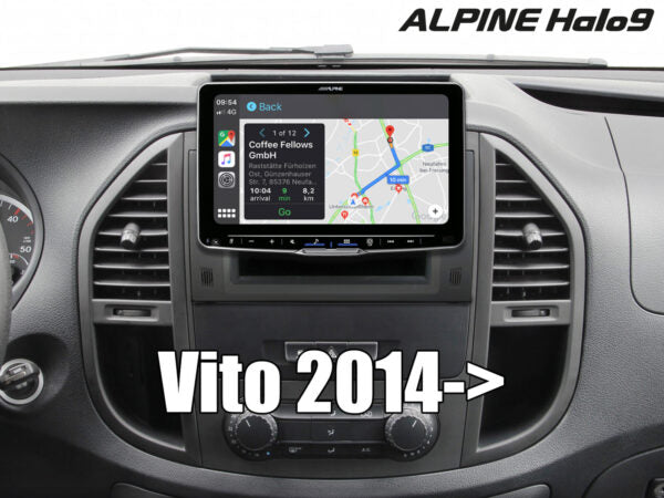 Alpine iLX F905D W447 Halo9 MB Vito W447