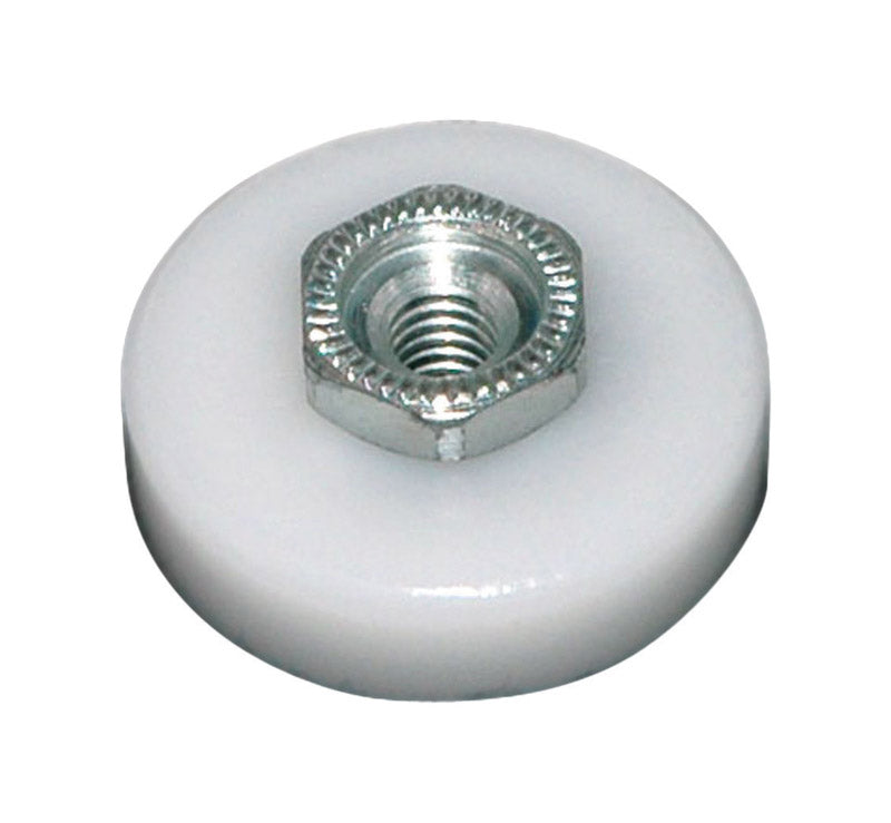 FOUR POINTS INC Barton Kramer 7/8 in. D X 1/4 in. L Nylon/Plastic Shower Door Wheel 2 pk