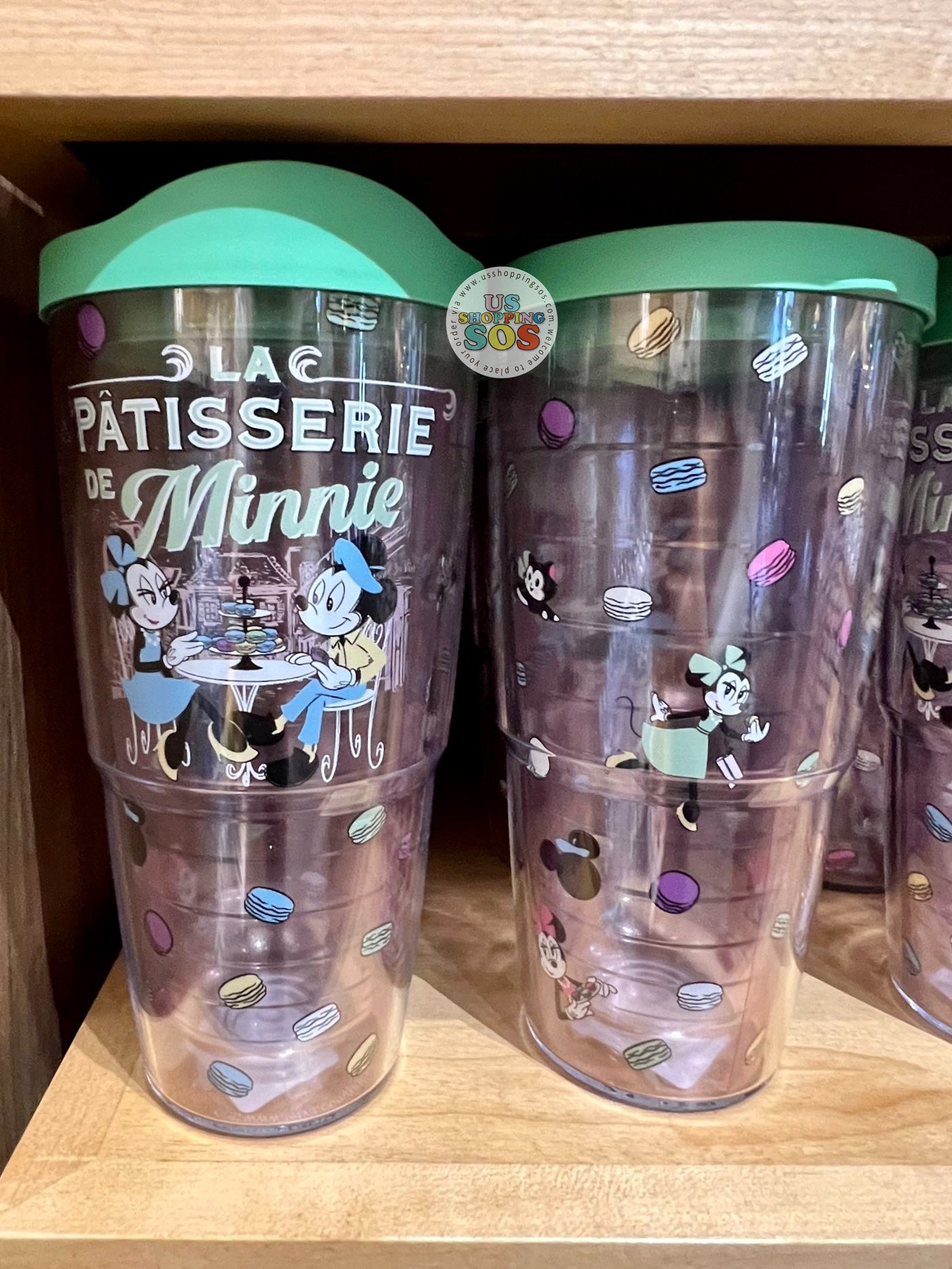 WALT DISNEY WORLD RESORT WDW   Epcot World Showcase France   Minnie Macaron Tervis Tumbler 24oz