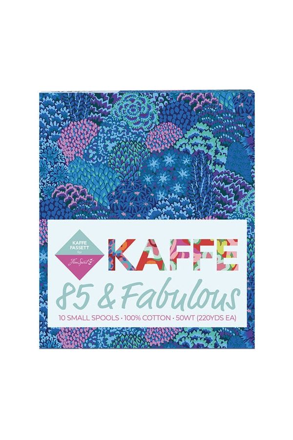 AURIFIL Kaffe Fassett 85 & Fabulous Small Spool Thread Collection