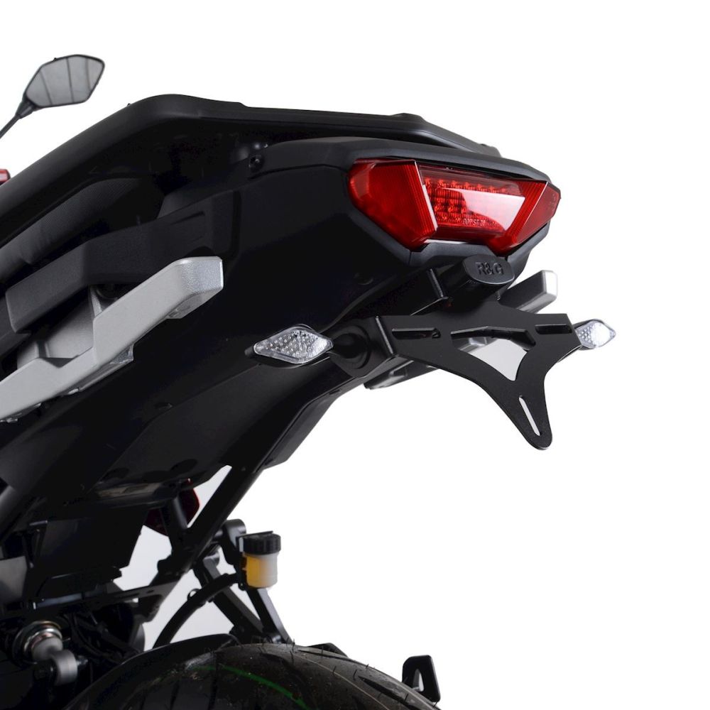 R&G Racing Black Tail Tidy License Plate Holder For 2021 2022 Yamaha Tracer 9 GT