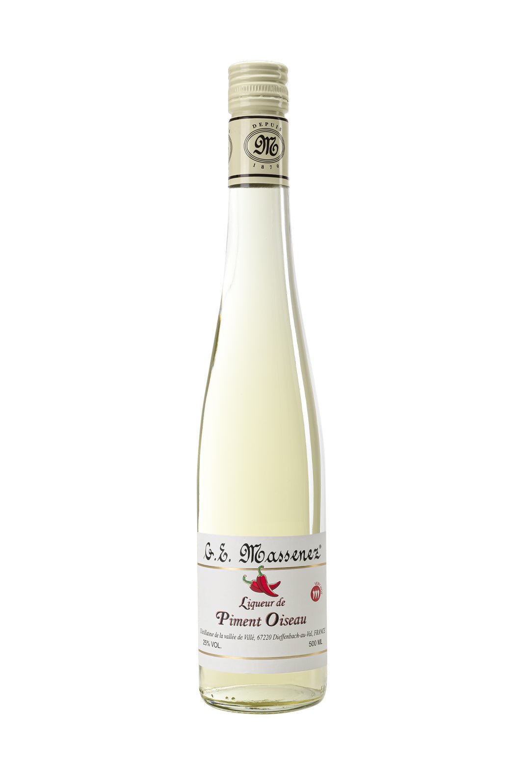 Massenez Birdseye Chilli Liqueur 25% 500ml