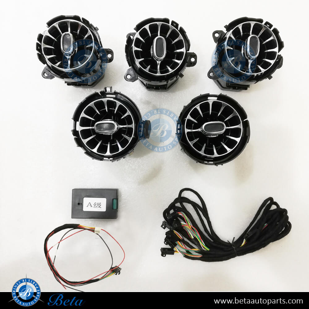BETAAUTOPARTS Mercedes A Class / CLA Class W177 / C118 (2019 Up), Front Fresh AC Air Grille Set 64 Color, China, 1778309100 / 1778306900 / 1778307500