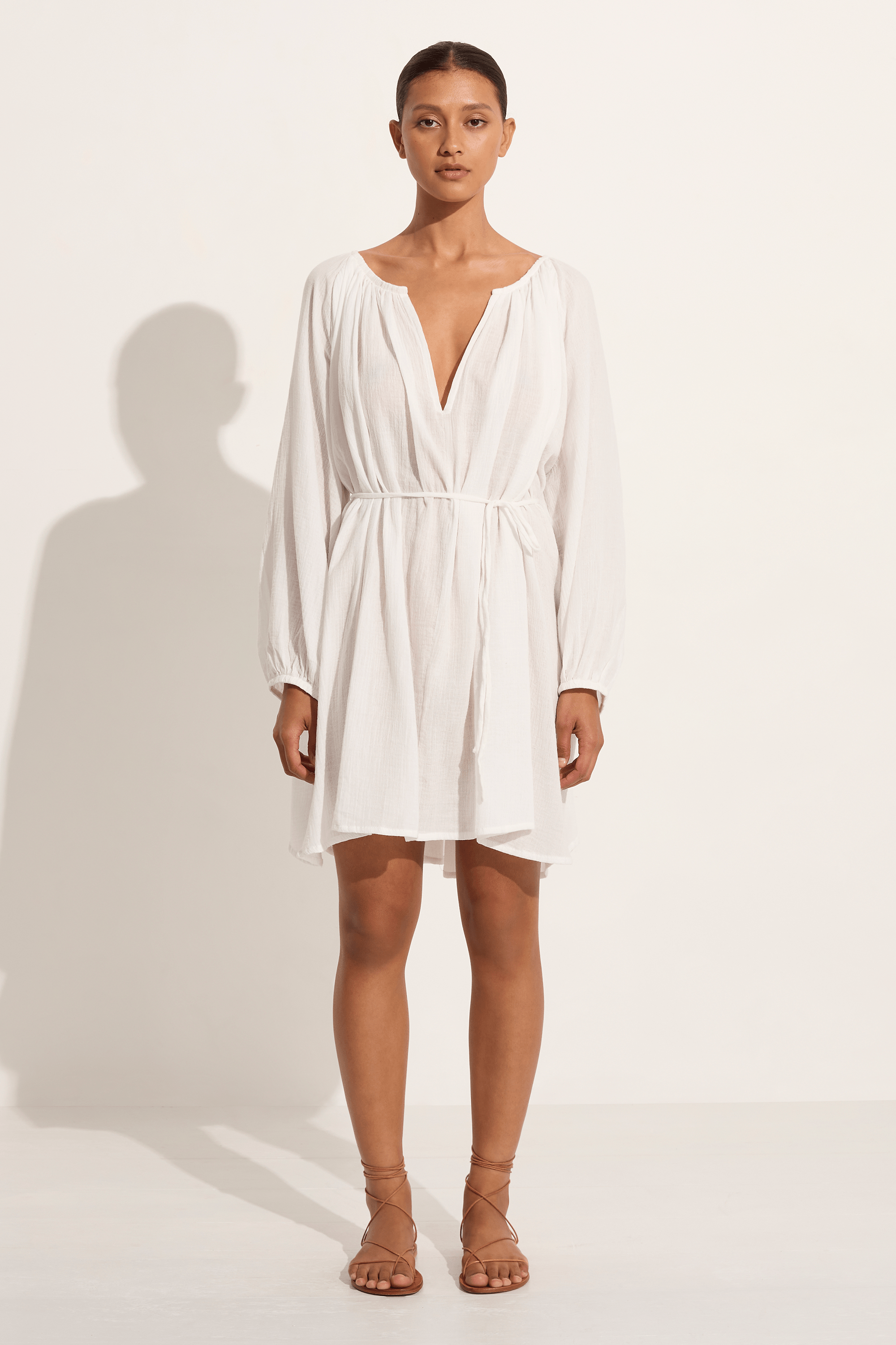 MIKOH Allegra Dress   Bone   FINAL SALE