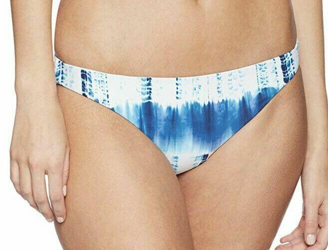 NWT Lucky Brand Women's Hipster Bikini Swimsuit Bottom Indigo White Size S