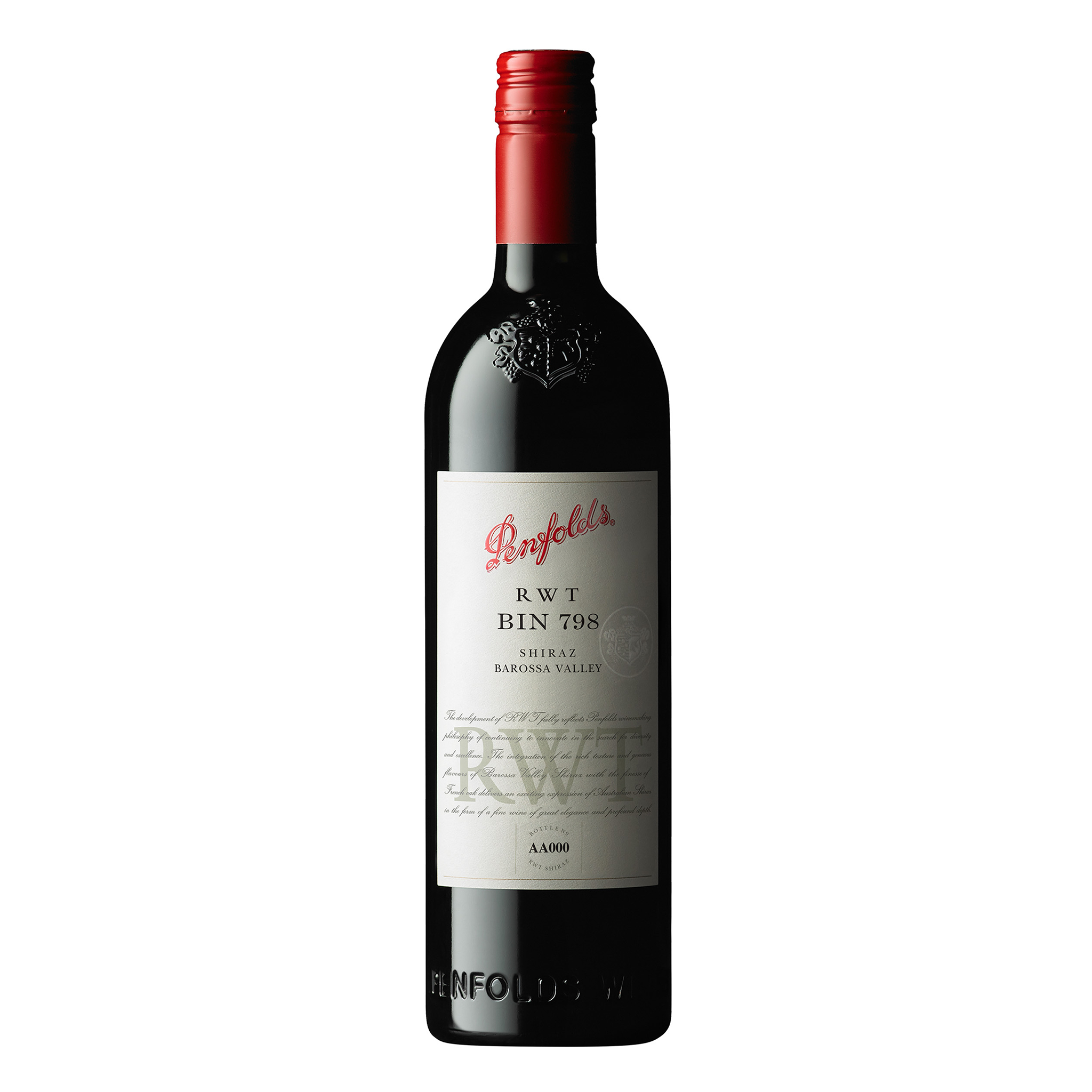Penfolds RWT Bin 798 Shiraz 2012