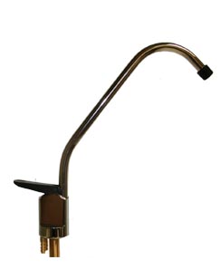 QMP (QMP102AG) Faucet Long Reach Air Gap Chrome w  Black Tip