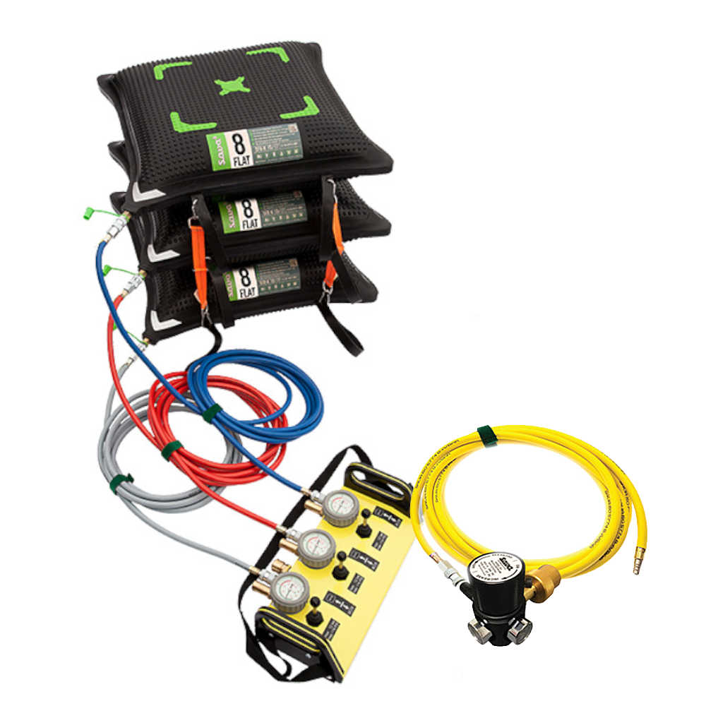 SAVA/TRELLEBORG Sava High Pressure Flat Form Lifting Bag Kit 8 Bar 116 PSI