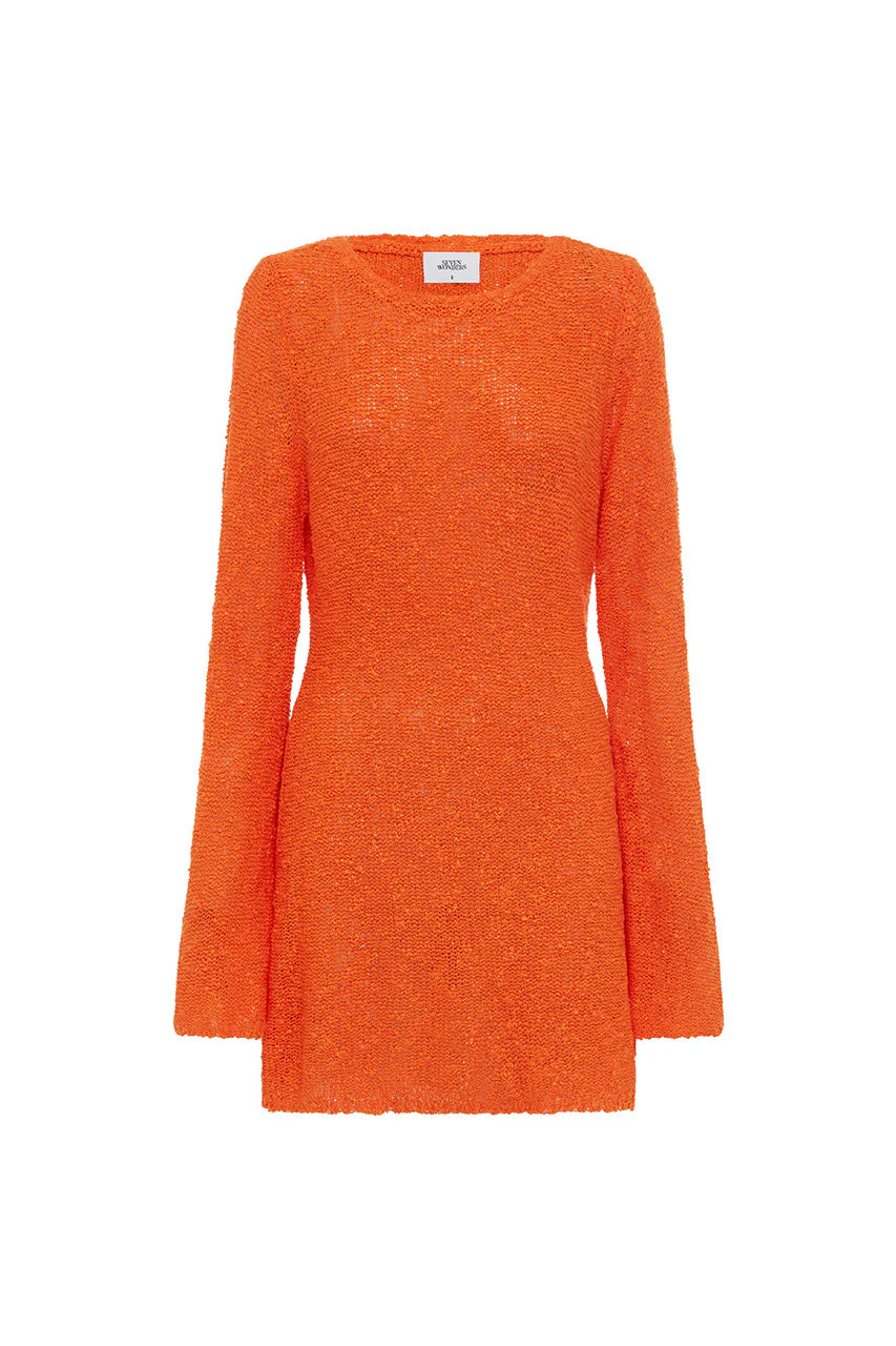 SEVEN WONDERS Juniper Mini Dress Rust