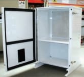 SOLAR RACKWORKS DPW BB2 8G4D HC NEMA 3R  12 x 24 x 36 Pole Mount Battery Enclosure for 2 x Type 4D